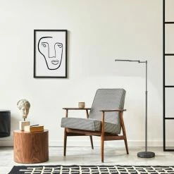 Honsel Leuchten Fischer & Honsel Nami Stehleuchte LED Schwarz, 1-flammig