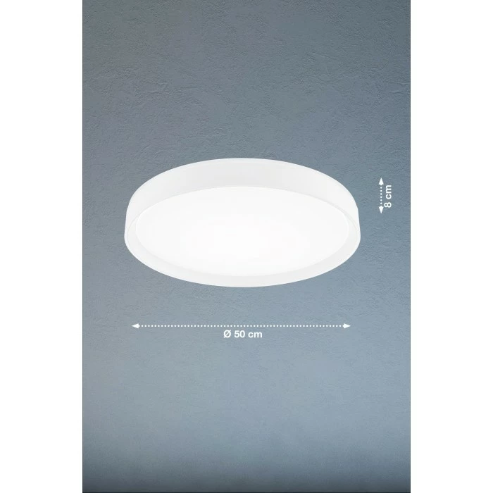 Honsel Leuchten Fischer & Honsel Paon Deckenleuchte LED Weiß, 1-flammig â Bild 2