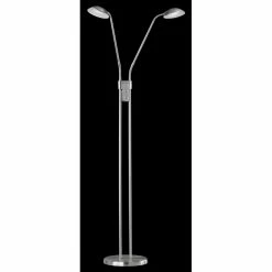 Honsel Leuchten Fischer & Honsel Pool TW Stehleuchte LED Nickel-Matt, 2-flammig, Bewegungsmelder