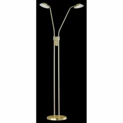 Honsel Leuchten Fischer & Honsel Pool TW Stehleuchte LED Messing, 2-flammig, Bewegungsmelder