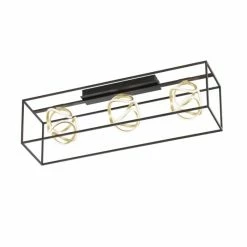 Honsel Leuchten Fischer & Honsel premium Gesa Deckenleuchte LED Schwarz, 1-flammig