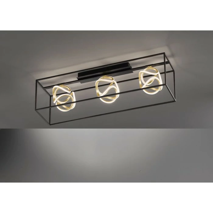 Honsel Leuchten Fischer & Honsel premium Gesa Deckenleuchte LED Schwarz, 1-flammig â Bild 2