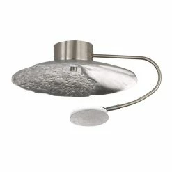 Honsel Leuchten Fischer & Honsel RENNES Deckenleuchte LED Nickel-Matt, 1-flammig, Fernbedienung