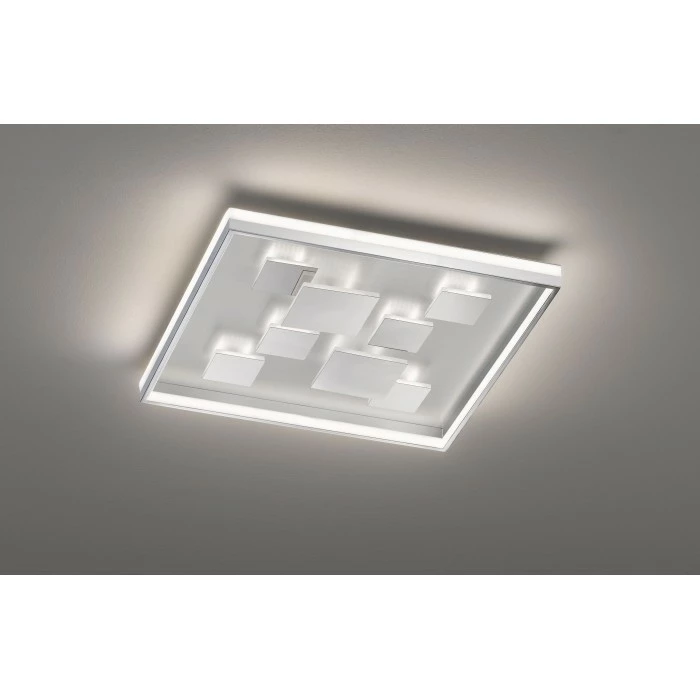 Honsel Leuchten Fischer & Honsel Rico Deckenleuchte LED Nickel-Matt, 1-flammig