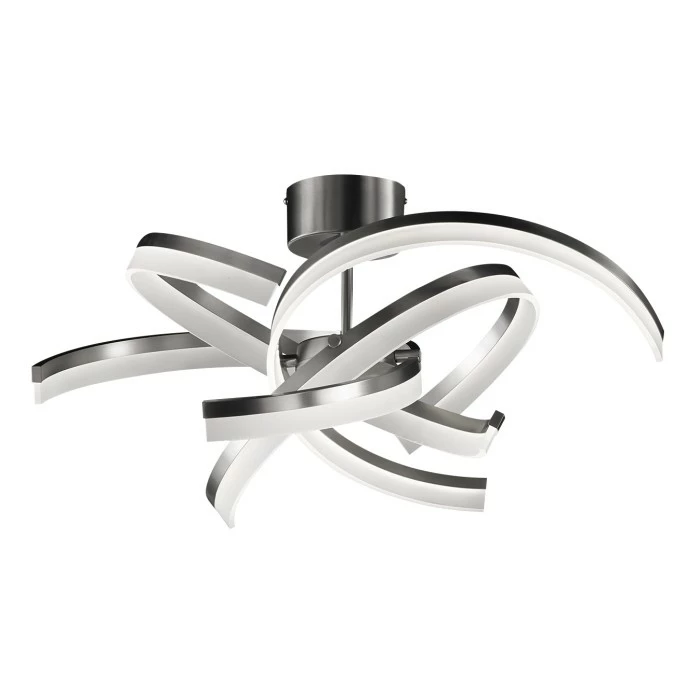 Honsel Leuchten Fischer & Honsel Sund TW Deckenleuchte LED Nickel-Matt, 4-flammig, Fernbedienung – Bild 2