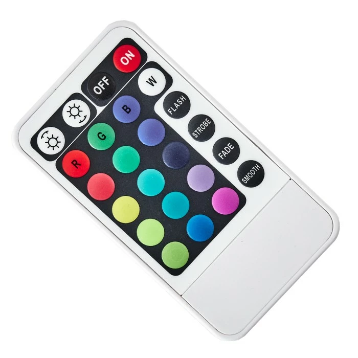 Hofstein Flaut Stehleuchte LED Chrom, 1-flammig, Fernbedienung, Farbwechsler – Bild 27