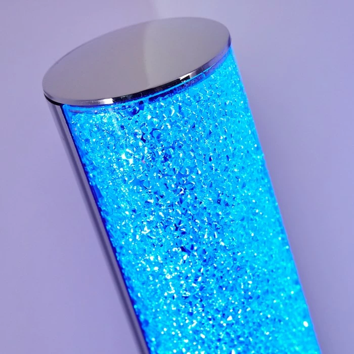 Hofstein Flaut Stehleuchte LED Chrom, 1-flammig, Fernbedienung, Farbwechsler – Bild 8