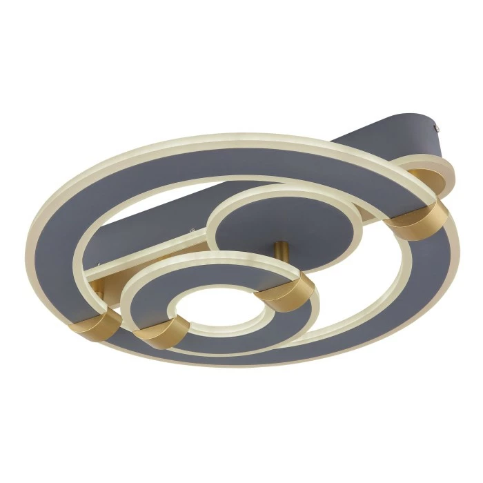 Globo MARGY Deckenleuchte LED Grau, Gold, 1-flammig, Fernbedienung – Bild 12