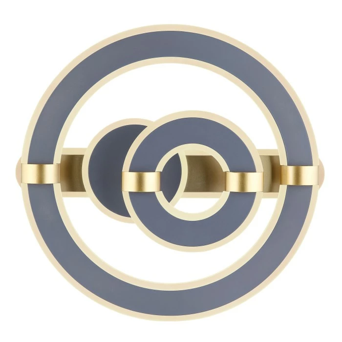 Globo MARGY Deckenleuchte LED Grau, Gold, 1-flammig, Fernbedienung – Bild 4