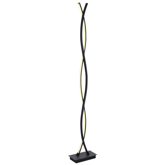 Globo MARIUS Stehleuchte LED Schwarz, 1-flammig