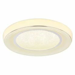 Globo MICKEY Deckenleuchte LED Wei&szlig;, 1-flammig, Fernbedienung