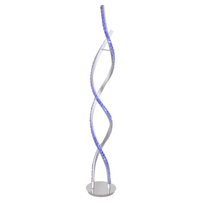 Globo STANIOS Stehleuchte LED Chrom, 1-flammig, Fernbedienung, Farbwechsler – Bild 8