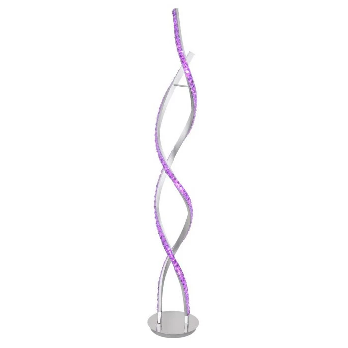 Globo STANIOS Stehleuchte LED Chrom, 1-flammig, Fernbedienung, Farbwechsler – Bild 9