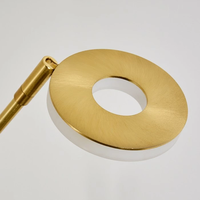 Hofstein Gulkana Stehleuchte LED Gold, 2-flammig – Bild 11