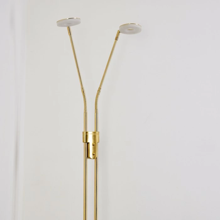 Hofstein Gulkana Stehleuchte LED Gold, 2-flammig – Bild 7