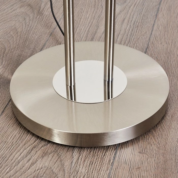 Hofstein Gulkana Stehleuchte LED Nickel-Matt, 2-flammig – Bild 20