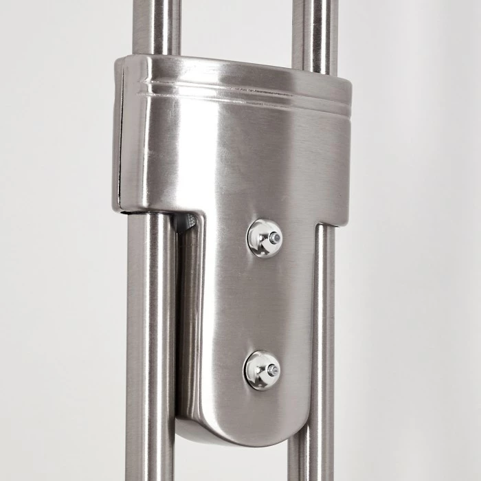 Hofstein Gulkana Stehleuchte LED Nickel-Matt, 2-flammig – Bild 9