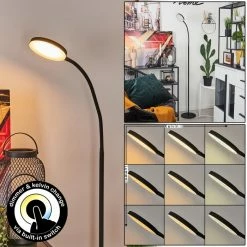 Hofstein Haltia Stehleuchte LED Schwarz, 1-flammig