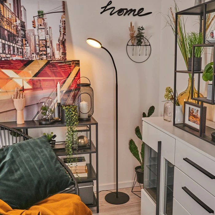 Hofstein Haltia Stehleuchte LED Schwarz, 1-flammig – Bild 7