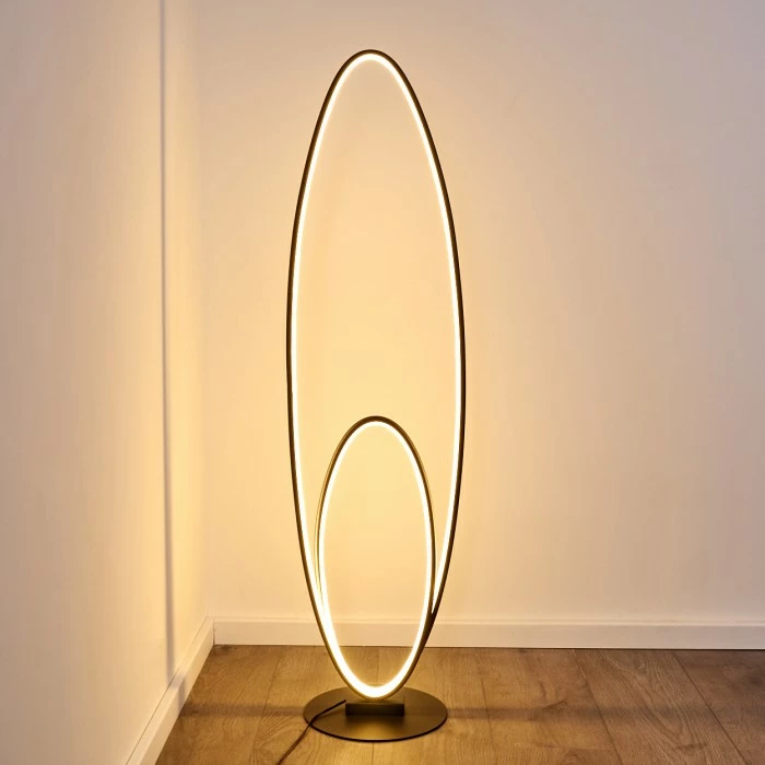 Hofstein Harpeth Stehleuchte LED Schwarz, 1-flammig – Bild 12