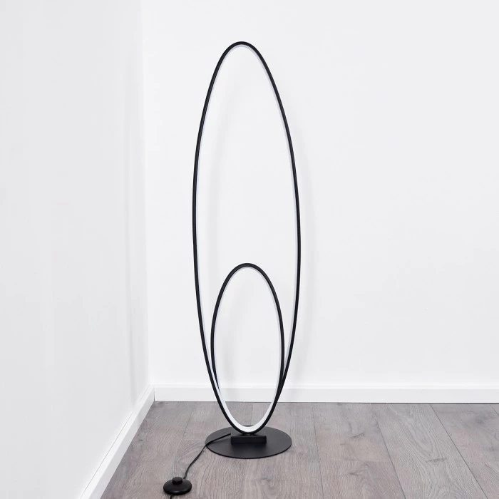 Hofstein Harpeth Stehleuchte LED Schwarz, 1-flammig – Bild 13