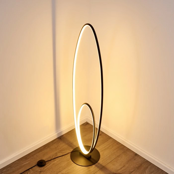 Hofstein Harpeth Stehleuchte LED Schwarz, 1-flammig – Bild 14