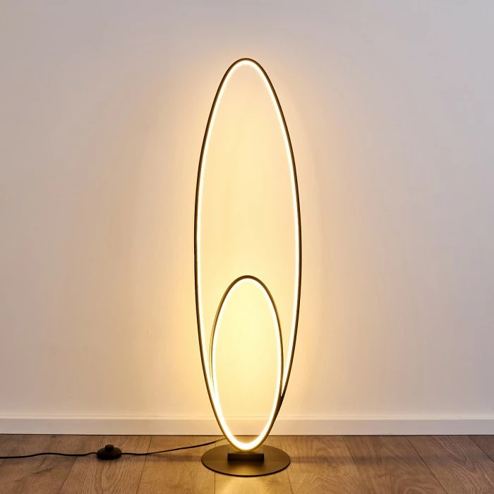 Hofstein Harpeth Stehleuchte LED Schwarz, 1-flammig – Bild 16