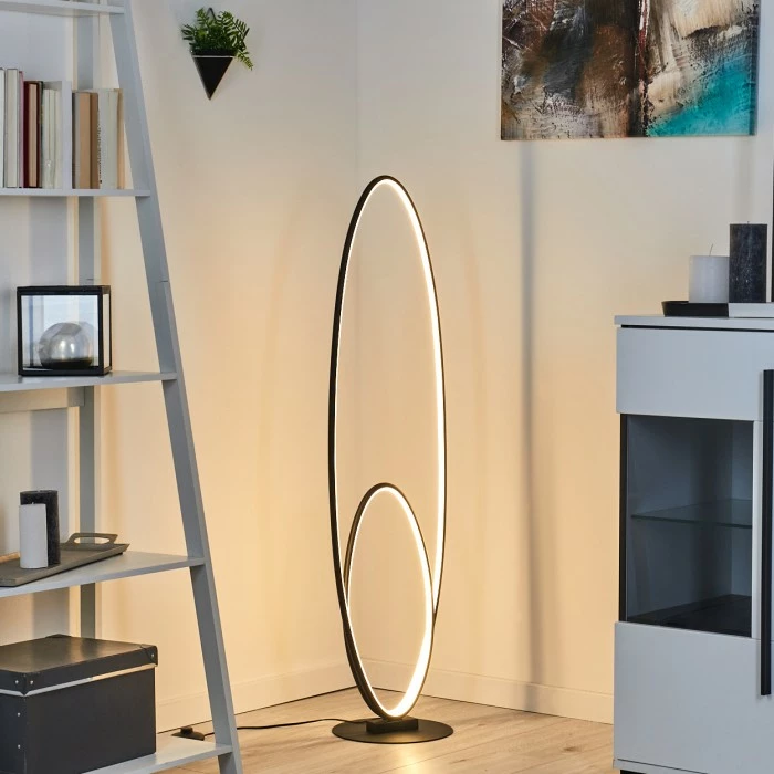 Hofstein Harpeth Stehleuchte LED Schwarz, 1-flammig – Bild 9