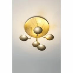 Holländer TRASFORMISTA Deckenleuchte LED Gold, 5-flammig