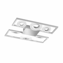 Honsel Leuchten Honsel Spins Deckenleuchte LED Chrom, 1-flammig