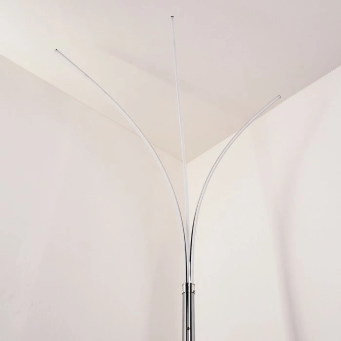 Hofstein Horpmaal Bogenleuchte LED Chrom, 3-flammig – Bild 8