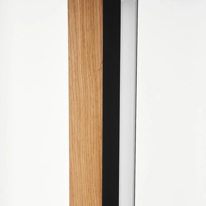 Hofstein Inzino Stehleuchte LED Schwarz, Naturfarben, 1-flammig – Bild 6