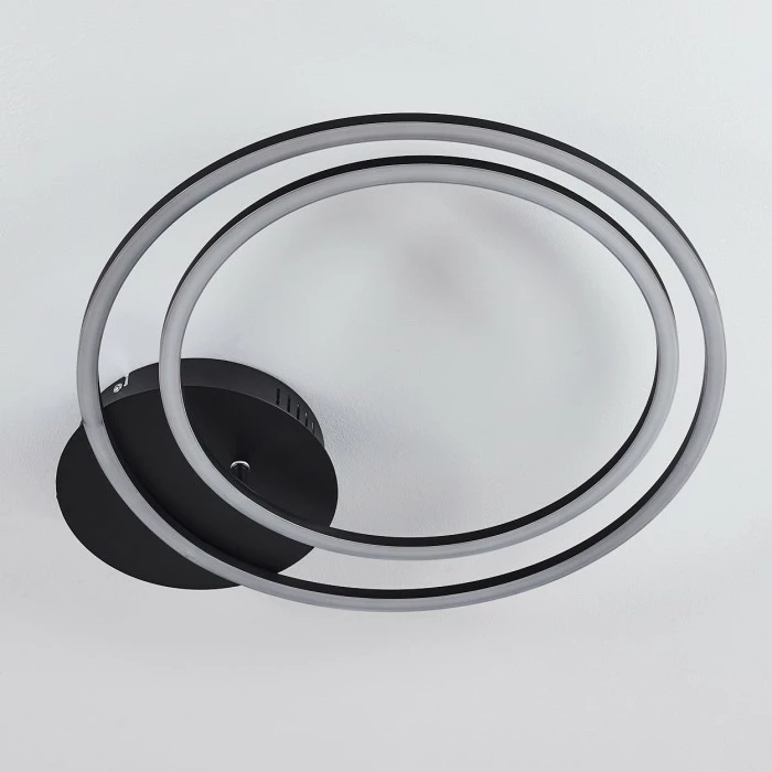 Hofstein Johsa Deckenleuchte LED Schwarz, 2-flammig – Bild 12