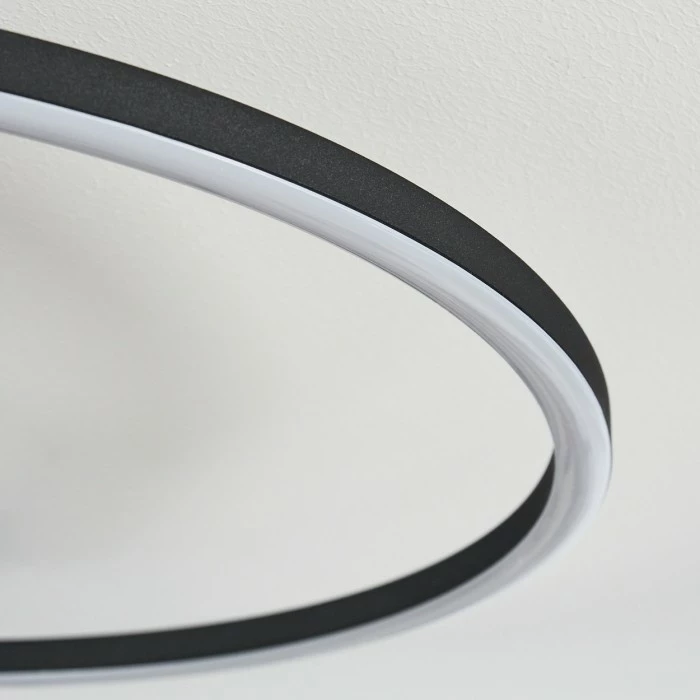 Hofstein Korca Deckenleuchte LED Schwarz, 1-flammig – Bild 6