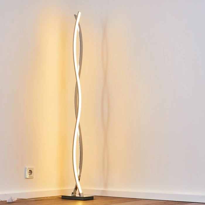 Hofstein Kudus Stehleuchte LED Chrom, 4-flammig – Bild 6