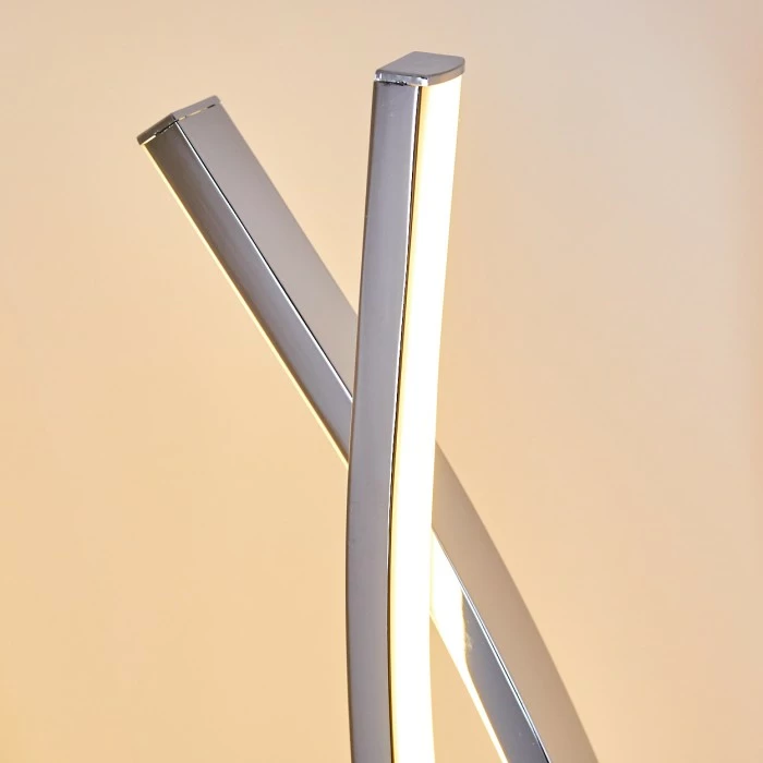 Hofstein Kudus Stehleuchte LED Chrom, 4-flammig – Bild 7