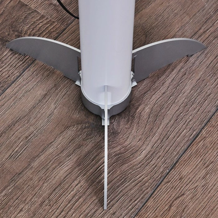 Hofstein Laugar Stehlampe LED Silber, 1-flammig, Fernbedienung, Farbwechsler – Bild 30