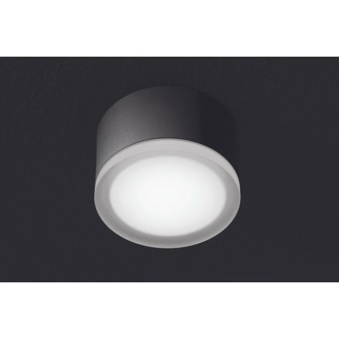 LCD Grasbrunn Außendeckenleuchte LED Schwarz, 1-flammig â Bild 3