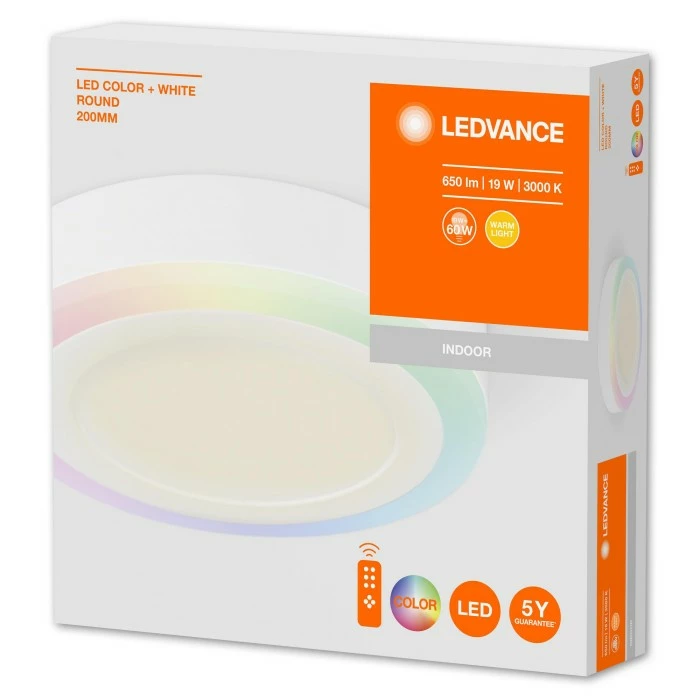 LEDVANCE COLOR+ WHITE Deckenleuchte Weiß, 1-flammig, Fernbedienung â Bild 5