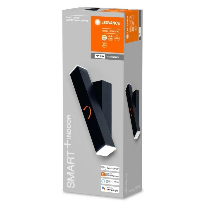 LEDVANCE Decorative Deckenleuchte Schwarz, 1-flammig â Bild 3