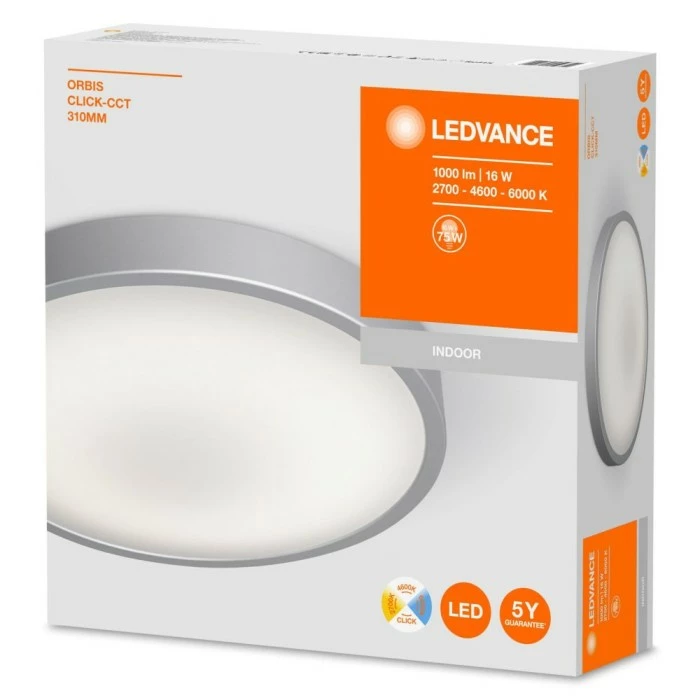 LEDVANCE ORBIS Deckenleuchte Silber, 1-flammig, Farbwechsler – Bild 2