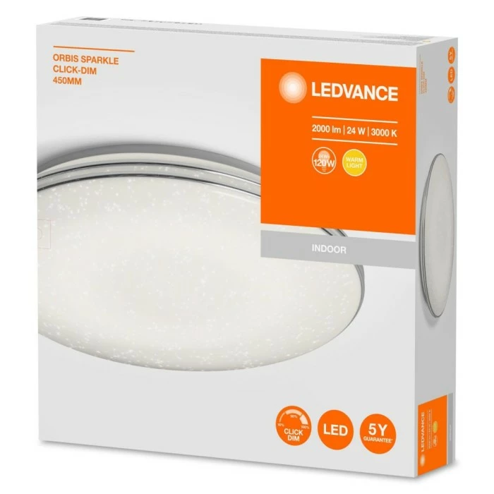 LEDVANCE ORBIS Deckenleuchte Silber, 1-flammig – Bild 2