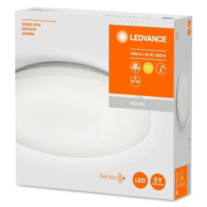 LEDVANCE ORBIS Deckenleuchte, 1-flammig, Bewegungsmelder – Bild 2