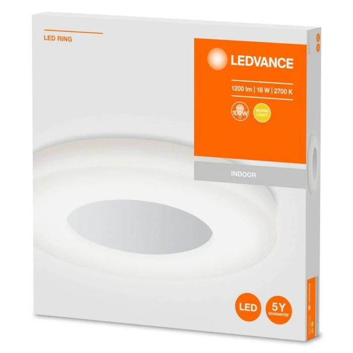 LEDVANCE SLIM DESIGN Deckenleuchte Weiß, 1-flammig – Bild 2