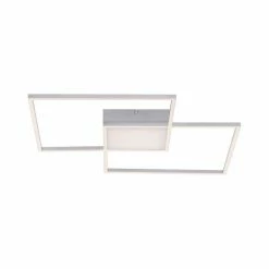 Leuchten Direkt ASMIN Deckenleuchte LED Nickel-Matt, 3-flammig, Fernbedienung