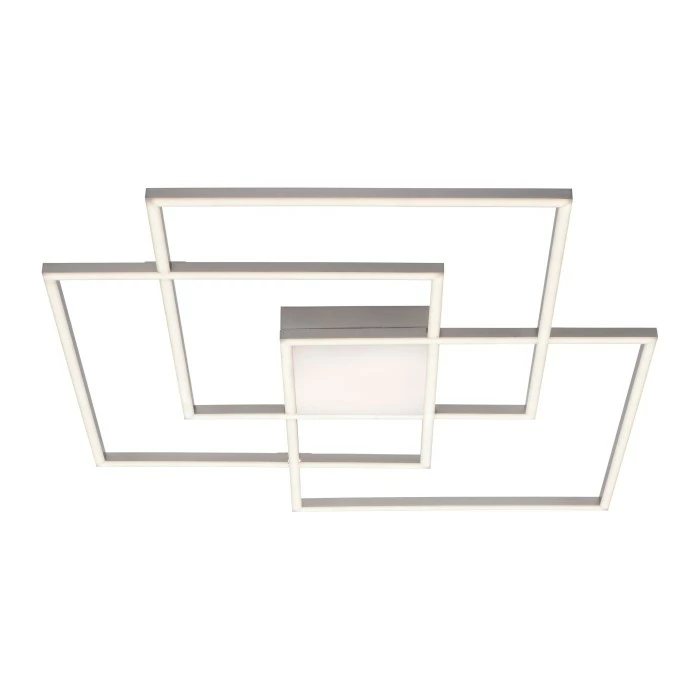 Leuchten Direkt ASMIN Deckenleuchte LED Stahl gebürstet, 3-flammig, Fernbedienung – Bild 8