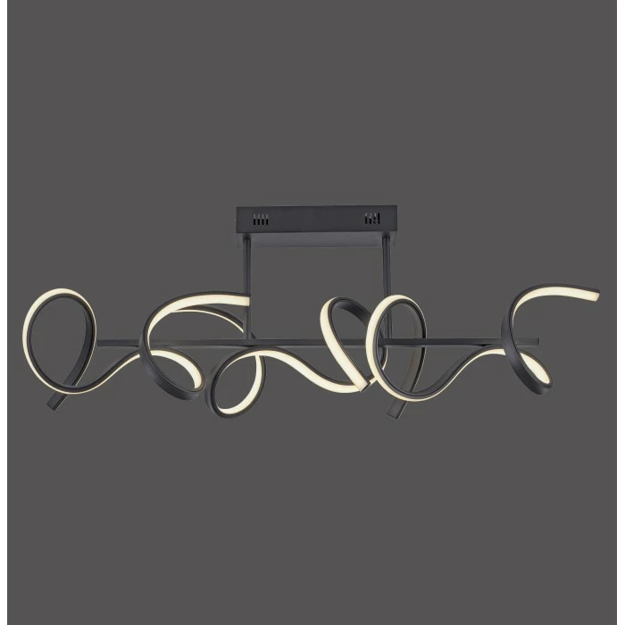 Leuchten Direkt CURLS Deckenleuchte LED Schwarz, 3-flammig – Bild 3