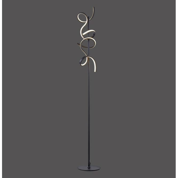 Leuchten Direkt CURLS Stehleuchte LED Schwarz, 2-flammig – Bild 3