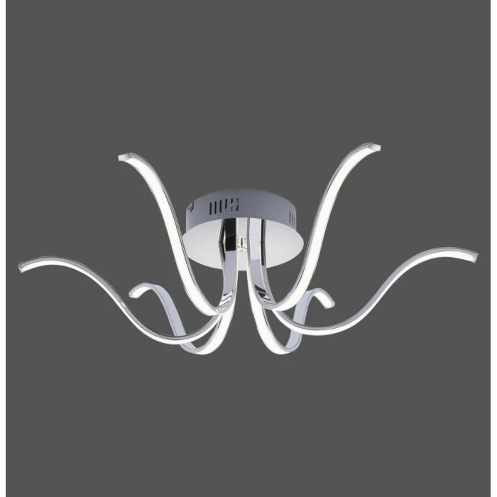 Leuchten Direkt Deckenleuchte VALERIE LED Chrom, 6-flammig – Bild 2