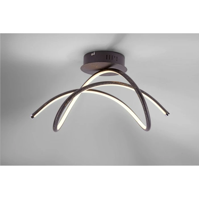 Leuchten Direkt Deckenleuchte VIOLETTA LED Rostfarben, 1-flammig